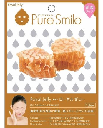 Mặt Nạ Dưỡng Da Với Chiết Xuất Sữa Ong Chúa – Puresmile Milky Essence Mask – Royal Jelly