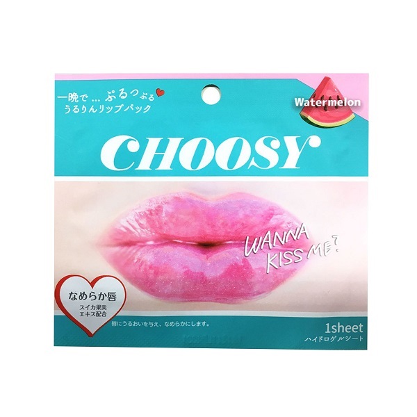 Choosy Lip Pack4 Watemelon - Mặt Nạ Môi Với Chiết Xuất Từ Dưa Hấu