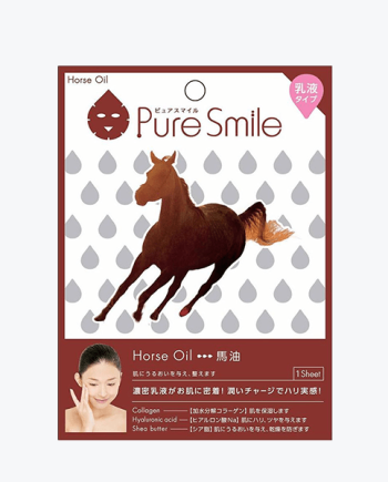 Mặt Nạ Tinh Dầu Mỡ Ngựa Puresmile Milky Essence Mask Horse Oil Ngăn Ngừa Lão Hóa