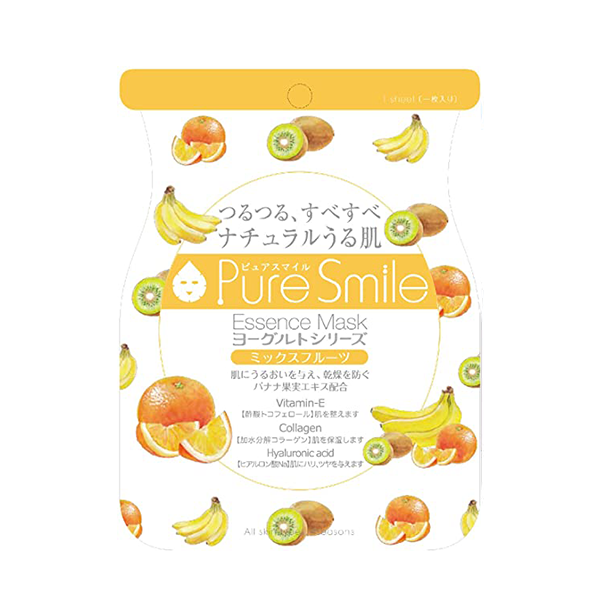 Pure Smile Essence Mask Mix Fruit Yoghurt - Mặt Nạ Dưỡng Da Với Chiết Xuất Từ Sữa Chua, Chuối, Kiwi, Dứa