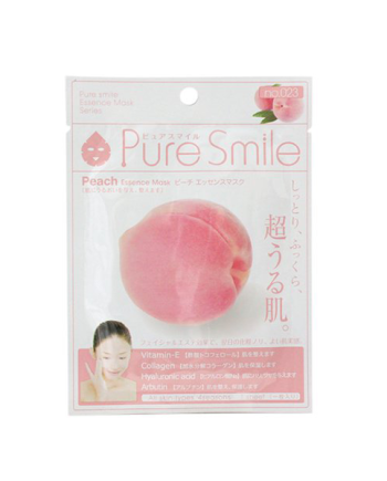 Mặt Nạ Tinh Chất Dưỡng Trắng Từ Trái Đào Puresmile Essence Mask Peach Nhật Bản