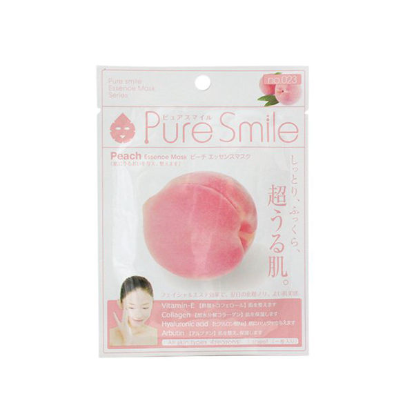 Pure Smile Essence Mask Peach - Mặt Nạ Dưỡng Da Chiết Xuất Từ Đào