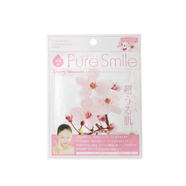 Pure Smile Essence Mask Sakura - Mặt Nạ Dưỡng Sáng Da Chiết Xuất Từ Hoa Anh Đào