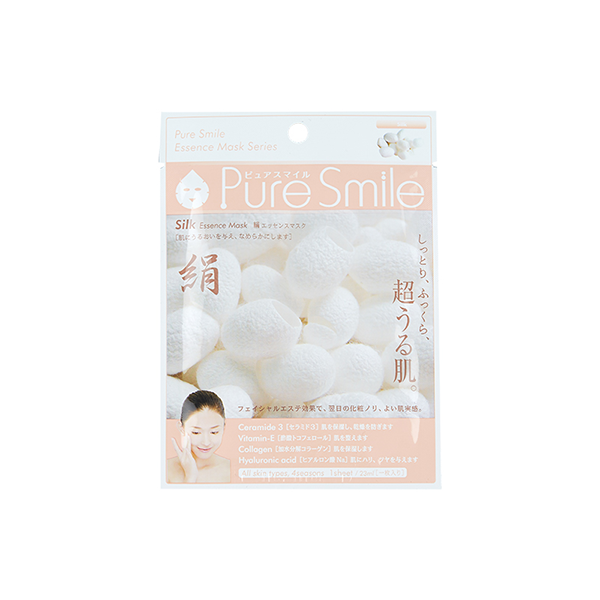 Pure Smile Essence Mask Silk - Mặt Nạ Dưỡng Da Chiết Xuất Từ Tơ Tằm