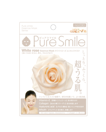 Mặt Nạ Hoa Hồng Trắng Puresmile Essence Mask White Rose Nhật Bản