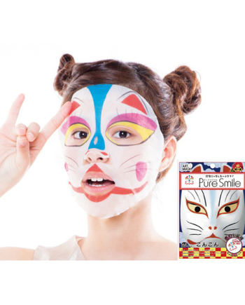 Mặt Nạ Nghệ Thuật Hoa Trà Nhật Bản Puresmile Nippon Art Mask Koinookitsune