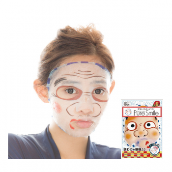 Mặt Nạ Nghệ Thuật Hoa Trà Nhật Bản Puresmile Nippon Art Mask Yakuyokehyottoko
